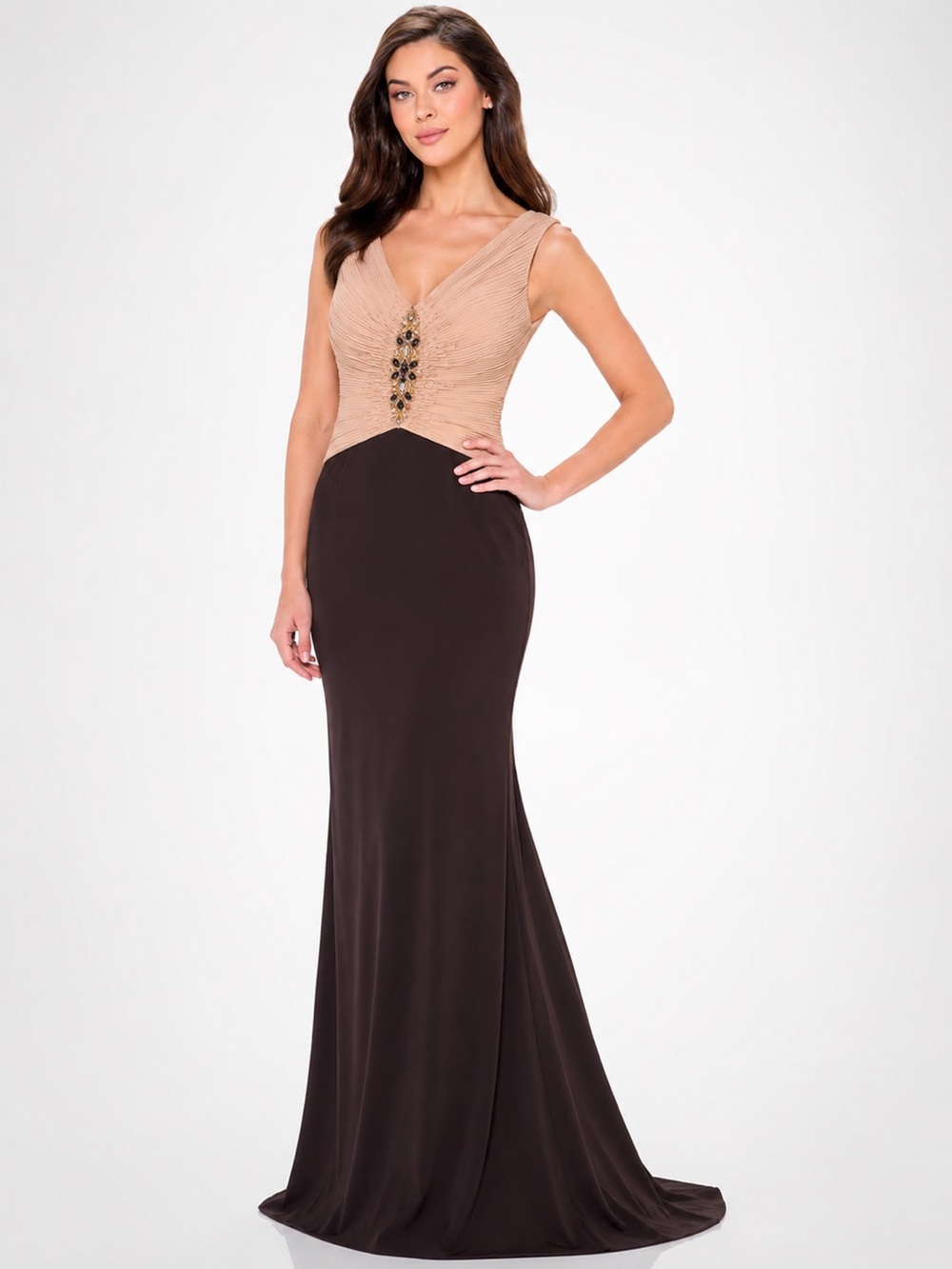 Montage by Mon Cheri Bridal/Formal Dress Beaded Mother of Bride